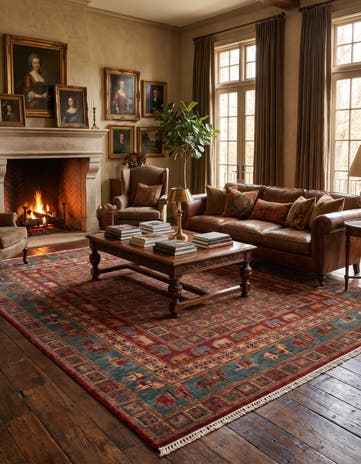 8' 2 x 9' 10 Hand Knotted Ariana Ziegler Rug