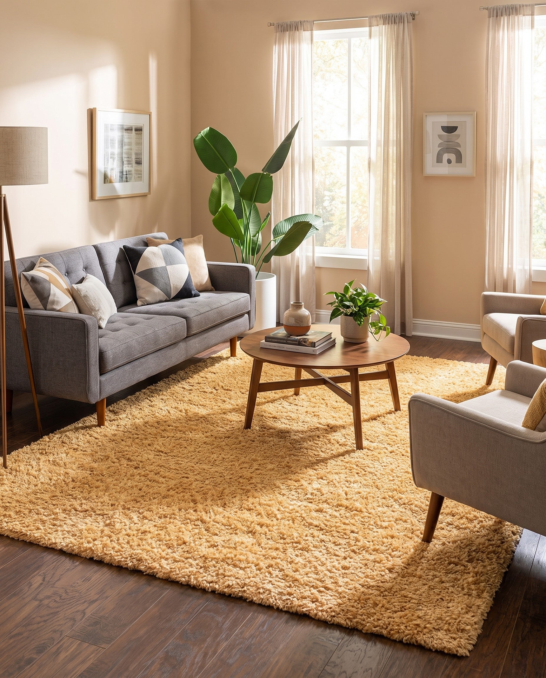 6' x 9' Zermatt Shag Rug