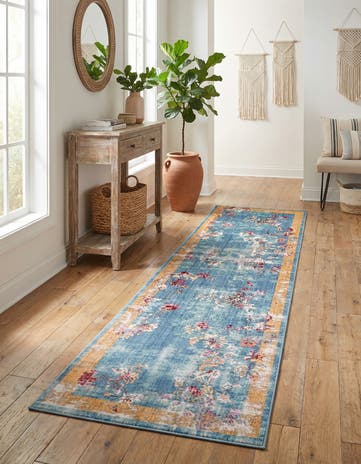 Blue Alexis Runner Rug