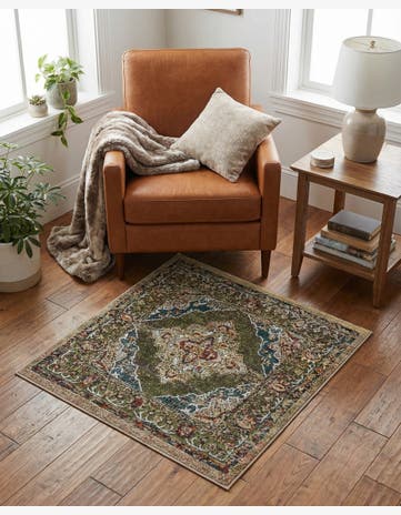 3' 3 x 3' 3 Isabella Square Rug