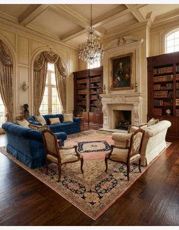 10' 11 x 15' 9 Hand Knotted Bidjar Wool Rug