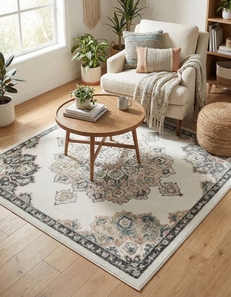 Detail image of 5' x 5' Parker Square Rug