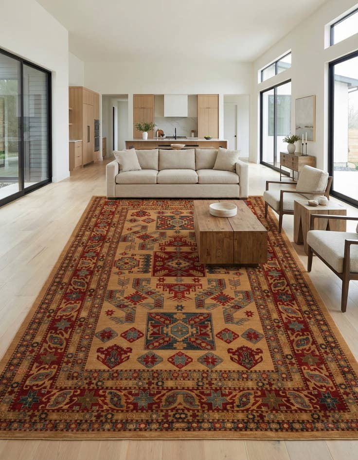 Detail image of 10' 6 x 16' 5 Serapi Rug