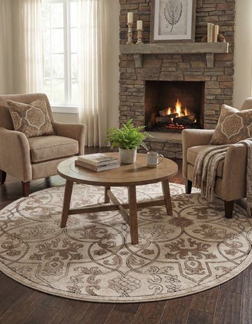 6' x 6' Nepal Round Rug