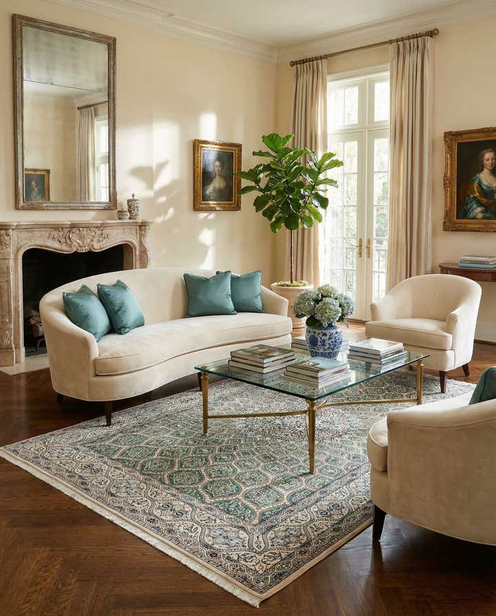 5' 1 x 7' 7 Nain Rug