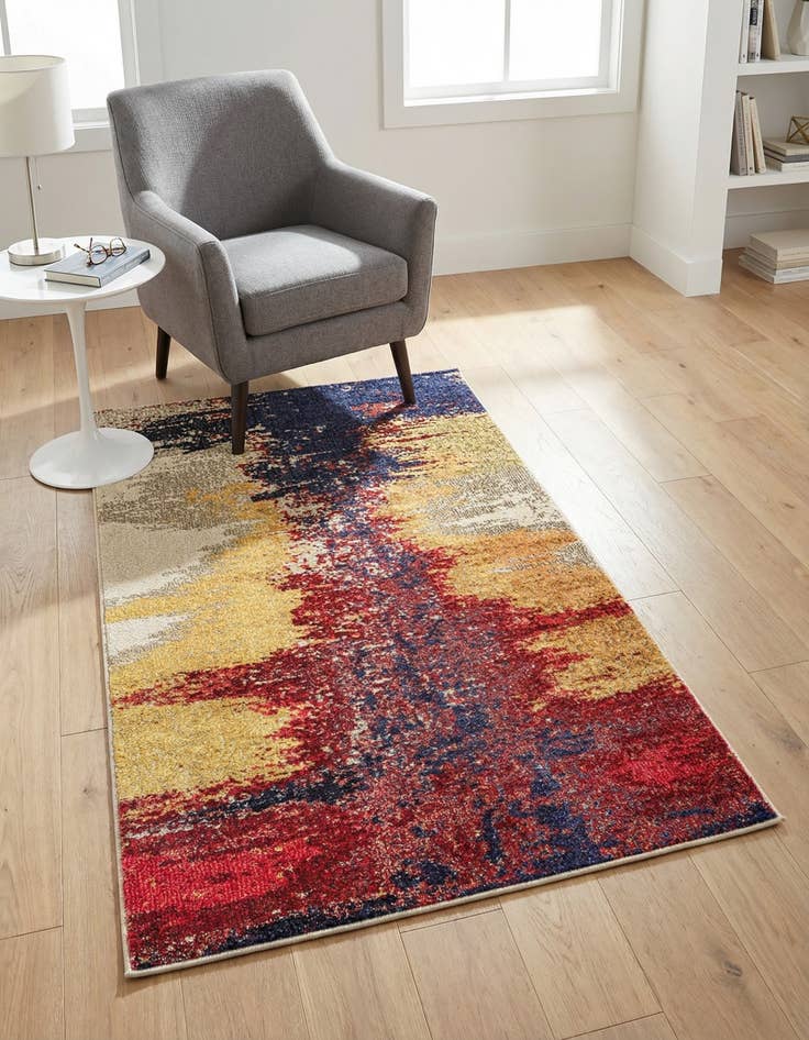 Detail image of 3' 3 x 5' 3 Washable Hyacinth Rug