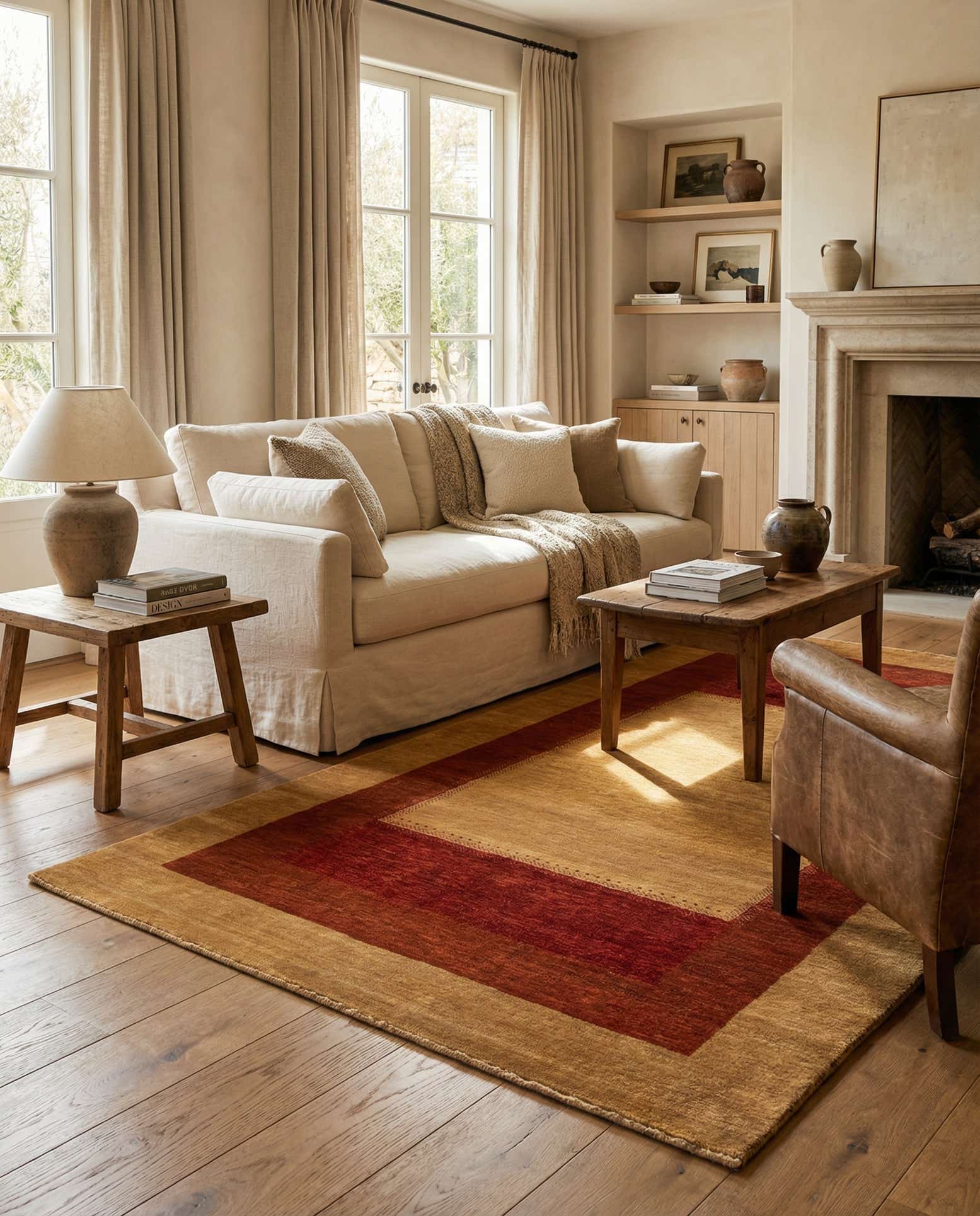3' 11 x 6' 2 Gabbeh Rug