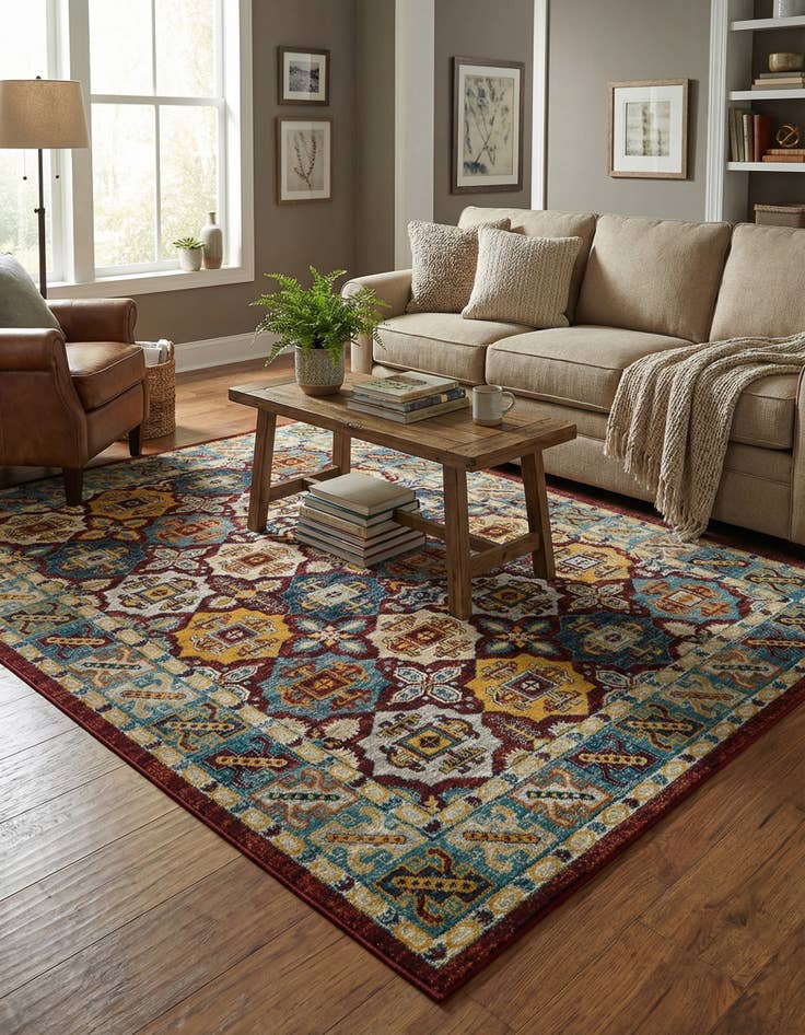 Detail image of  7' x 10' Kamala Washable Rug