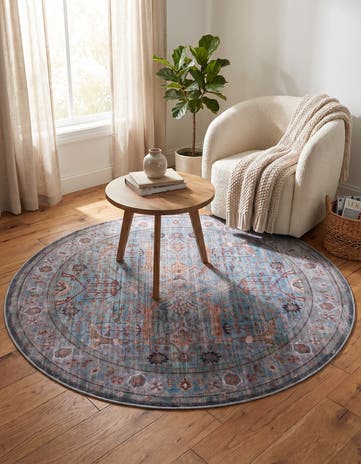 5' 3 x 5' 3 Maahru Round Rug