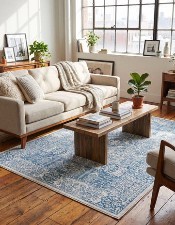 Light Blue Williamsburg Rug
