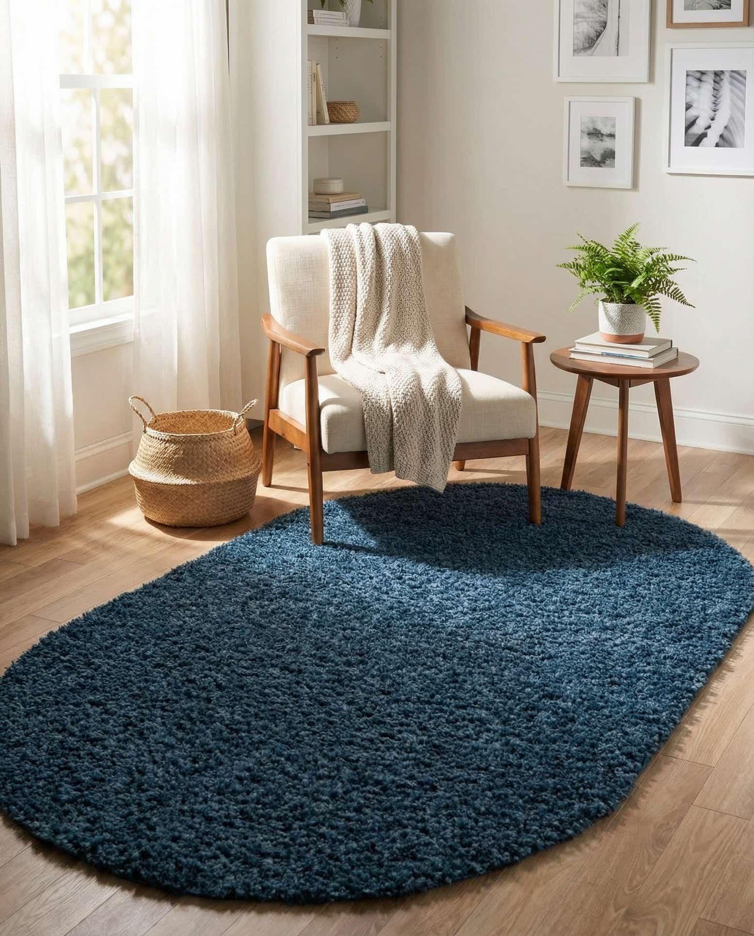 3' x 5' 3 Zermatt Shag Oval Rug