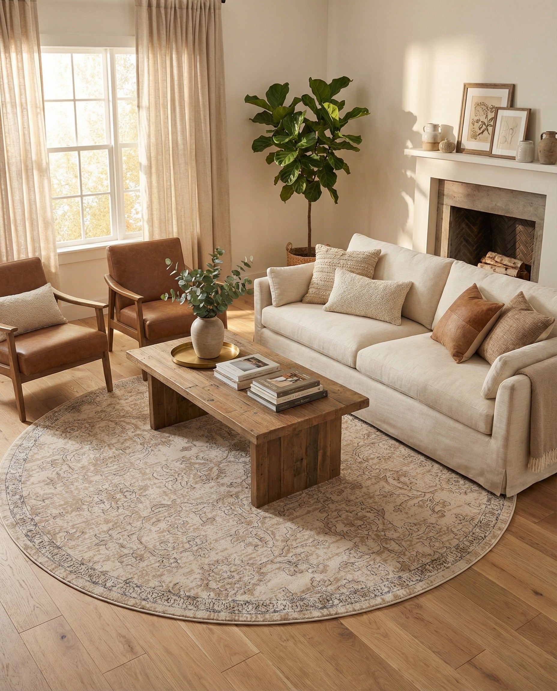 10' x 10' Oregon Round Rug