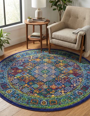 5' 3 x 5' 3 Calypso Round Rug