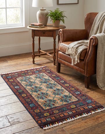 1' 8 x 3' 3 Hand Knotted Ariana Ziegler Rug