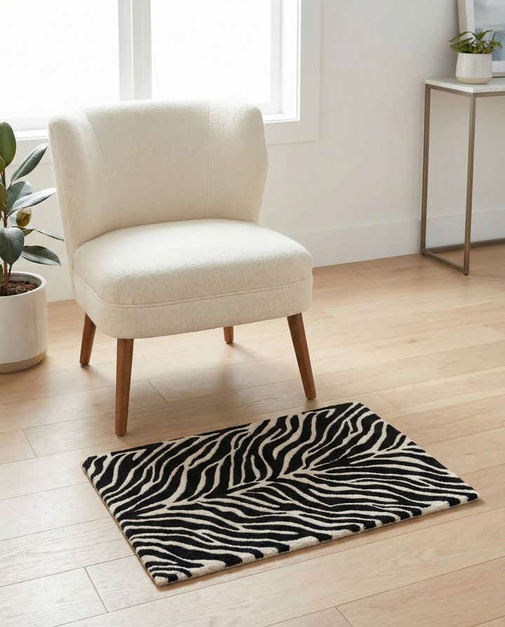 2' x 3' 1 Hand Tufted Safari Wool Rug