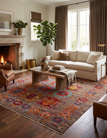 5' x 6' 11 Hand Knotted Ariana Ziegler Rug