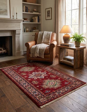 2' x 3' 2 Hand Knotted Kazak Rug