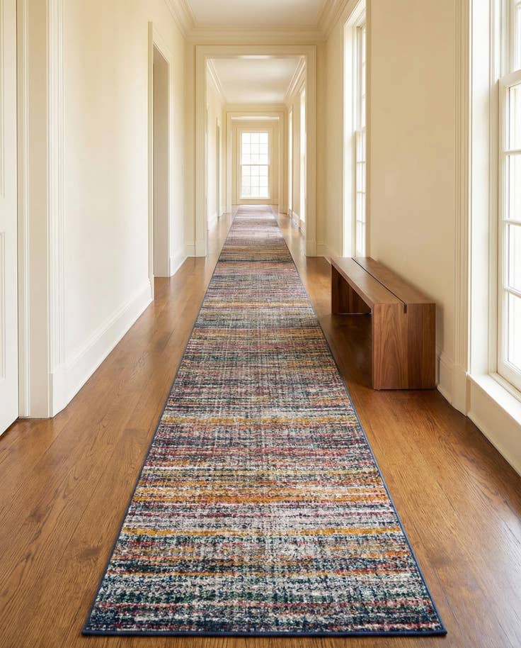 Detail image of 2' 7 x 16' 5 Gemstone Runner Rug