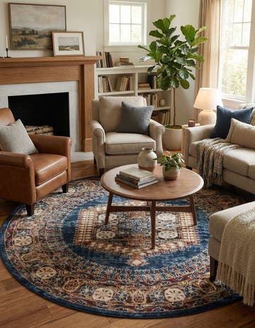 7' x 7' Eden Round Rug