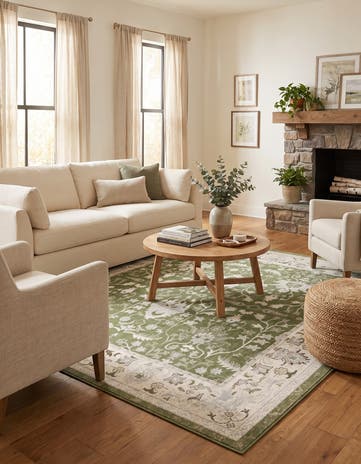 7' 10 x 7' 10 Kamala Washable Square Rug