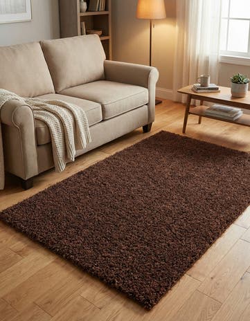 3' x 5' 3 Solid Shag Rug