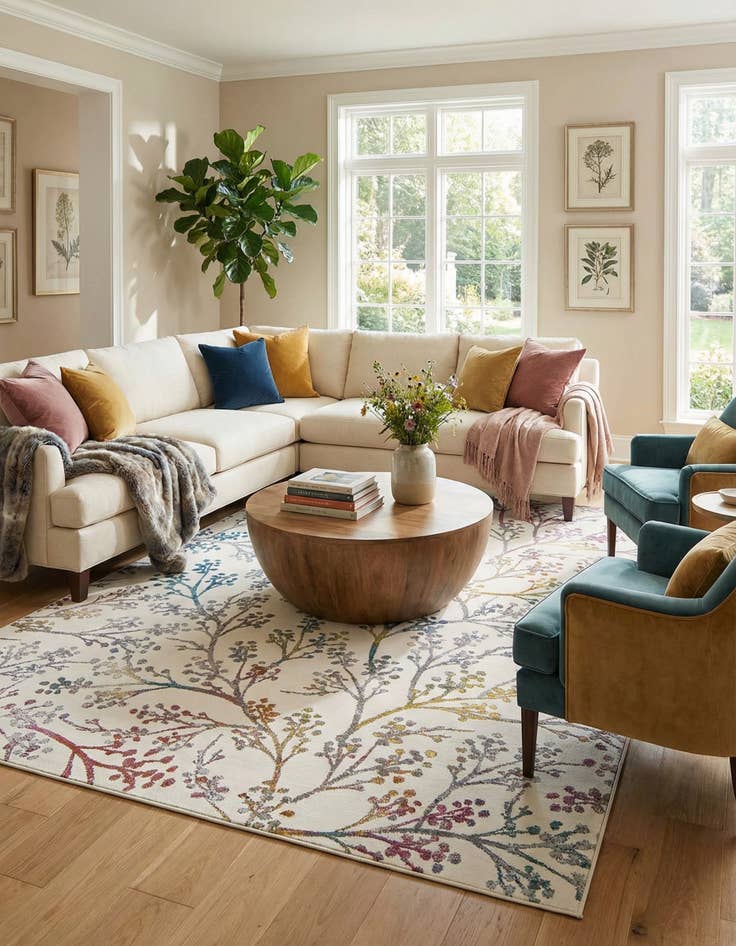 Detail image of 10' x 14' Blossom Rug