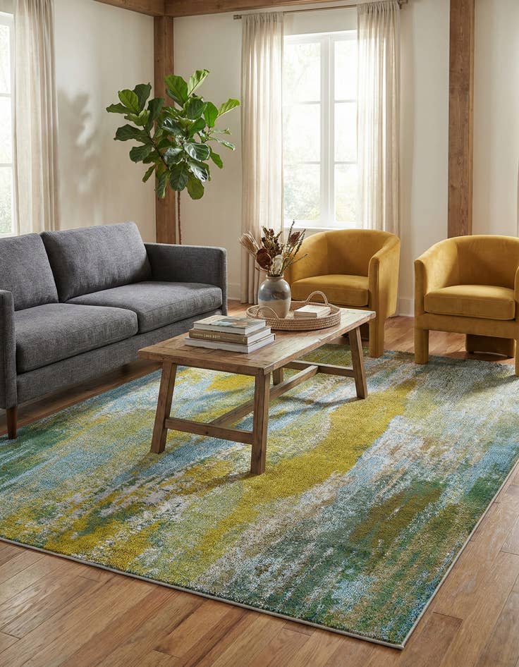 Detail image of 5' x 8' Washable Sevilla Rug