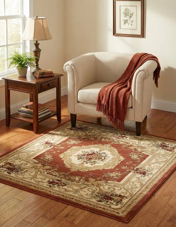 4' x 4' Chateau Square Rug