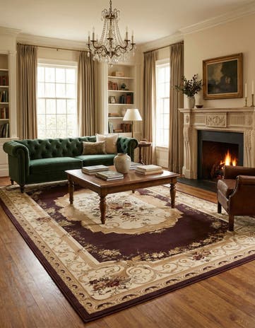 10' 6 x 16' 5 Classic Aubusson Rug
