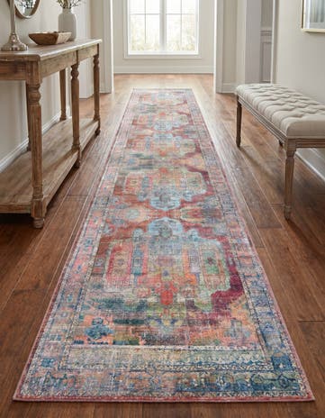 2' 7 x 16' 5 Washable Maahru Runner Rug
