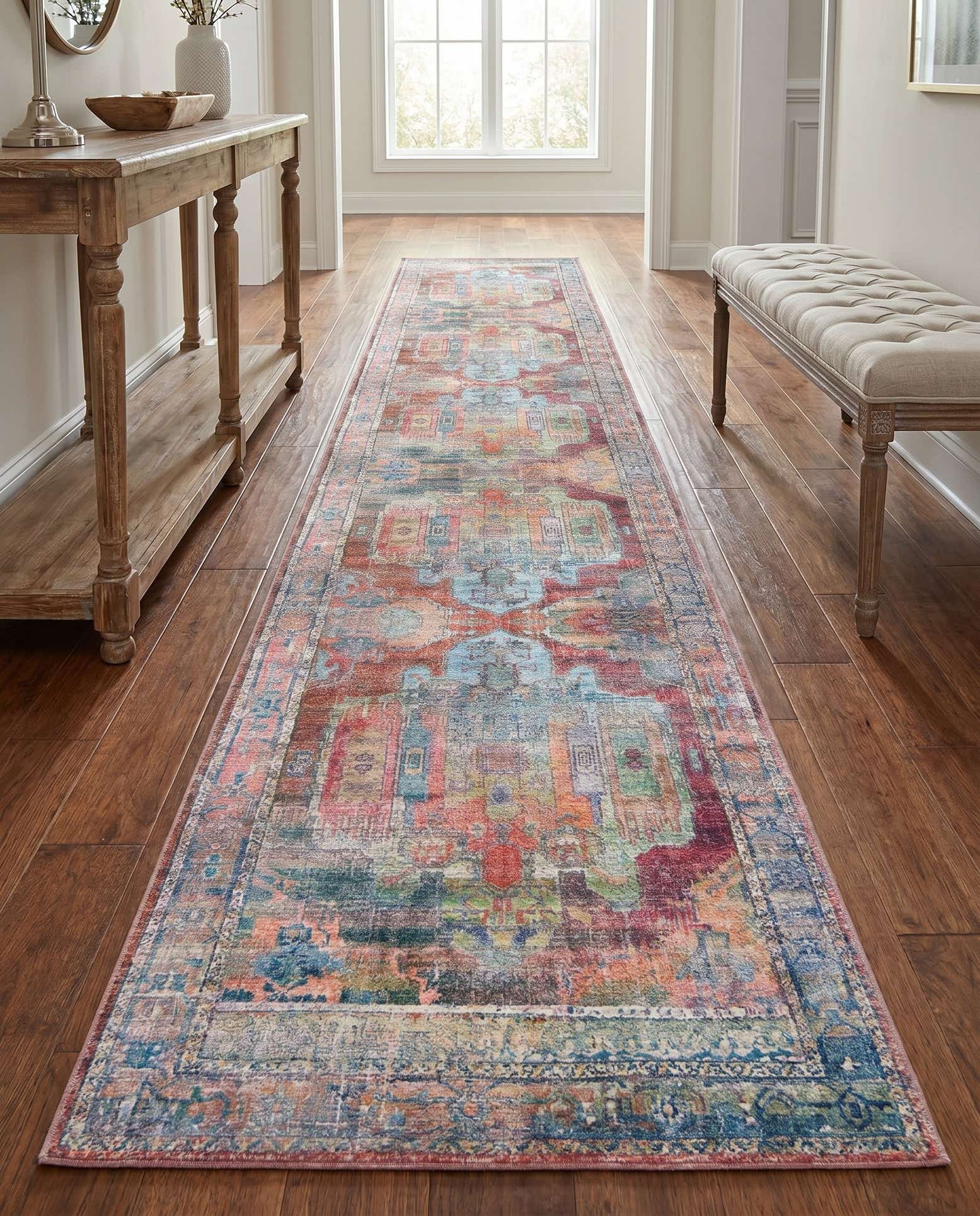 2' 7 x 16' 5 Washable Maahru Runner Rug