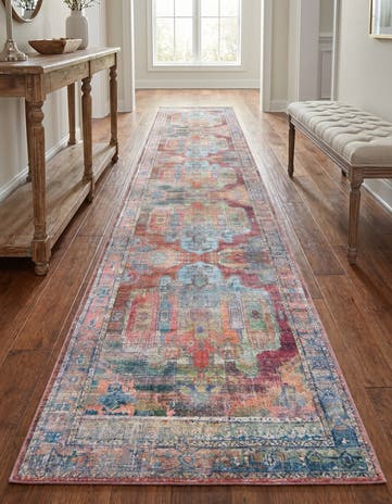 2' 7 x 16' 5 Washable Maahru Runner Rug