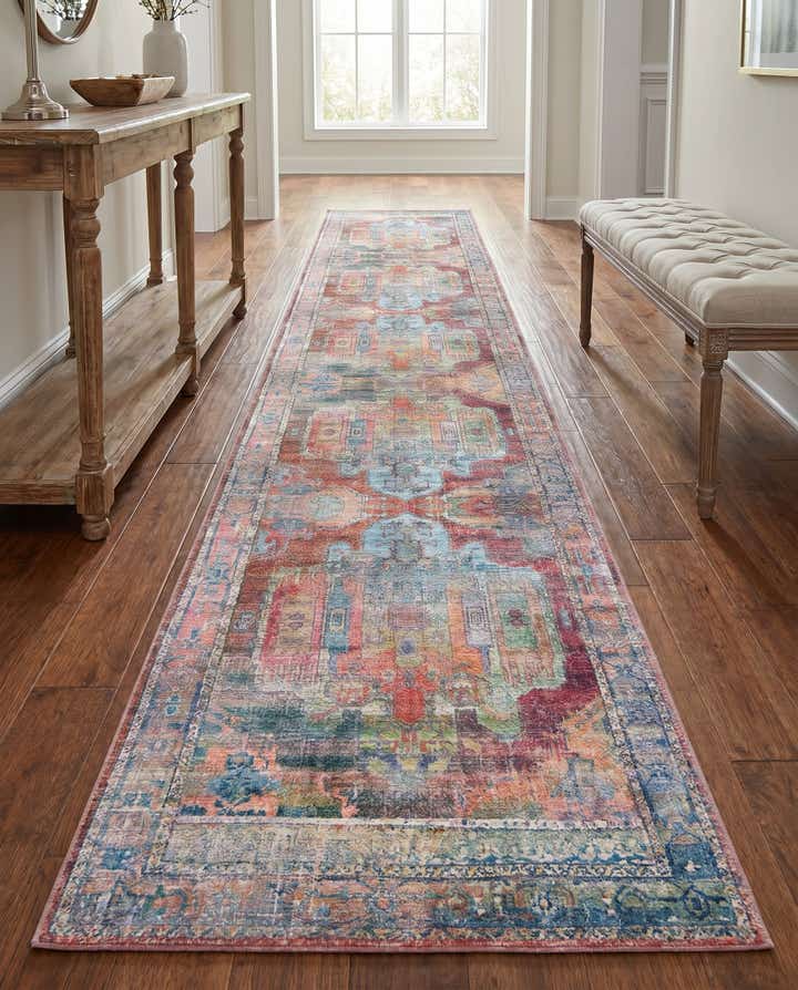 2' 7 x 16' 5 Washable Maahru Runner Rug