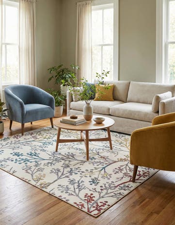 6' x 6' Blossom Square Rug