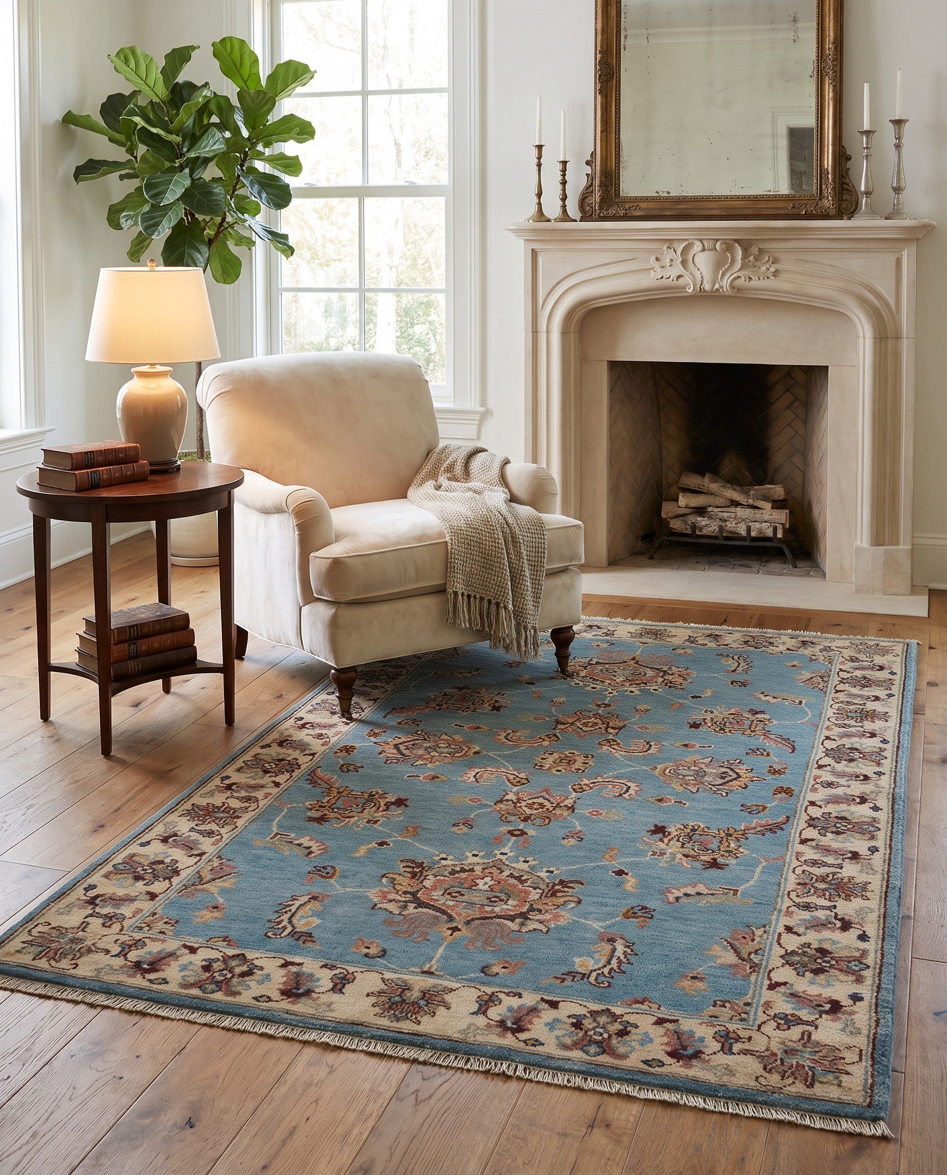 3' 1 x 5' 1 Hand Knotted Ziegler Rug
