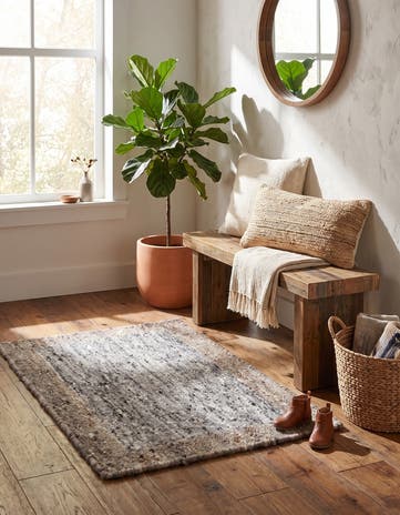 2' x 3' 1 Hand Knotted Moroccan Wool Rug