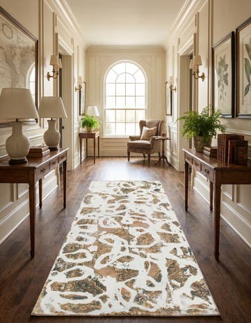 5' 5 x 11' Hand Knotted Ultra Vintage Persian Wool Runner Rug