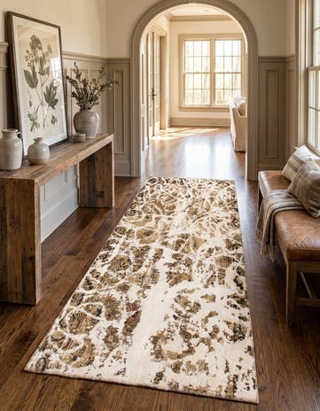 4' 6 x 7' 6 Hand Knotted Ultra Vintage Persian Wool Runner Rug