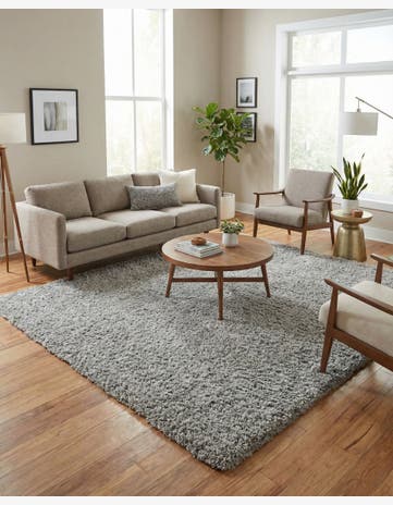 8' x 8' Infinity Shag Square Rug