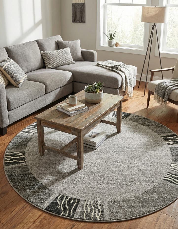 6' x 6' Angelica Round Rug