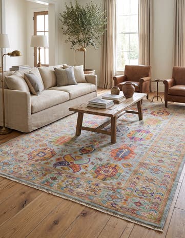 6' 9 x 10' 4 Hand Knotted Ariana Ziegler Rug