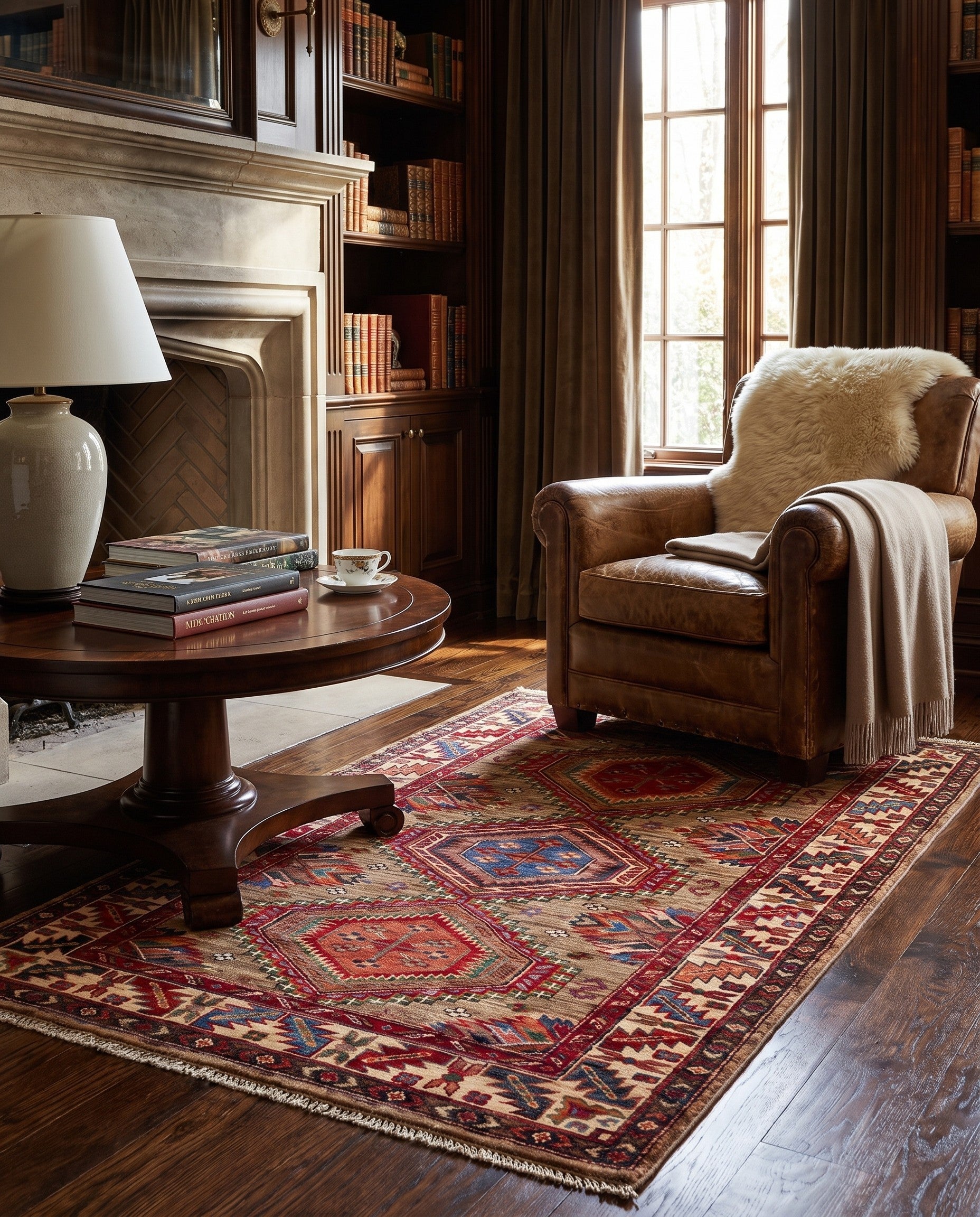 3' 4 x 5' 1 Hand Knotted Kazak Rug