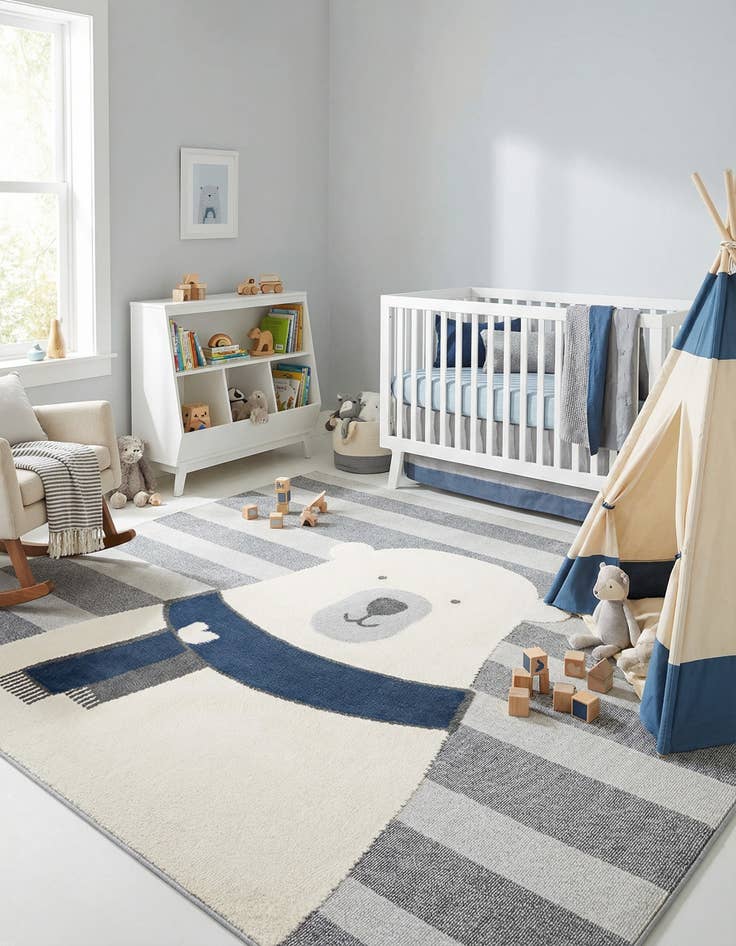 Detail image of 9' x 12' Whimsy Kids Rug