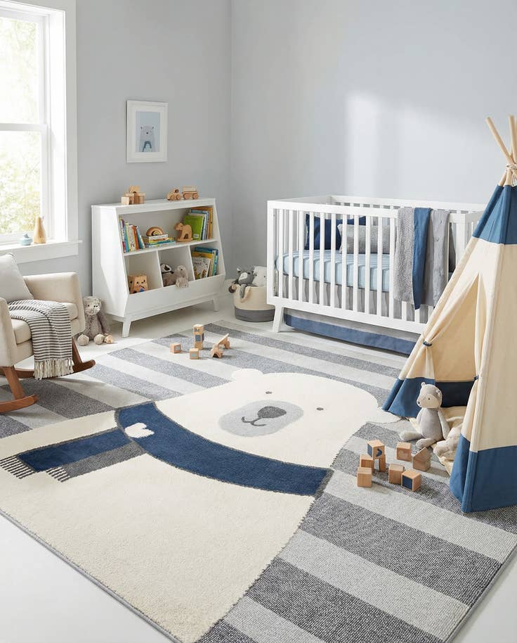 Detail image of 9' x 12' Whimsy Kids Rug