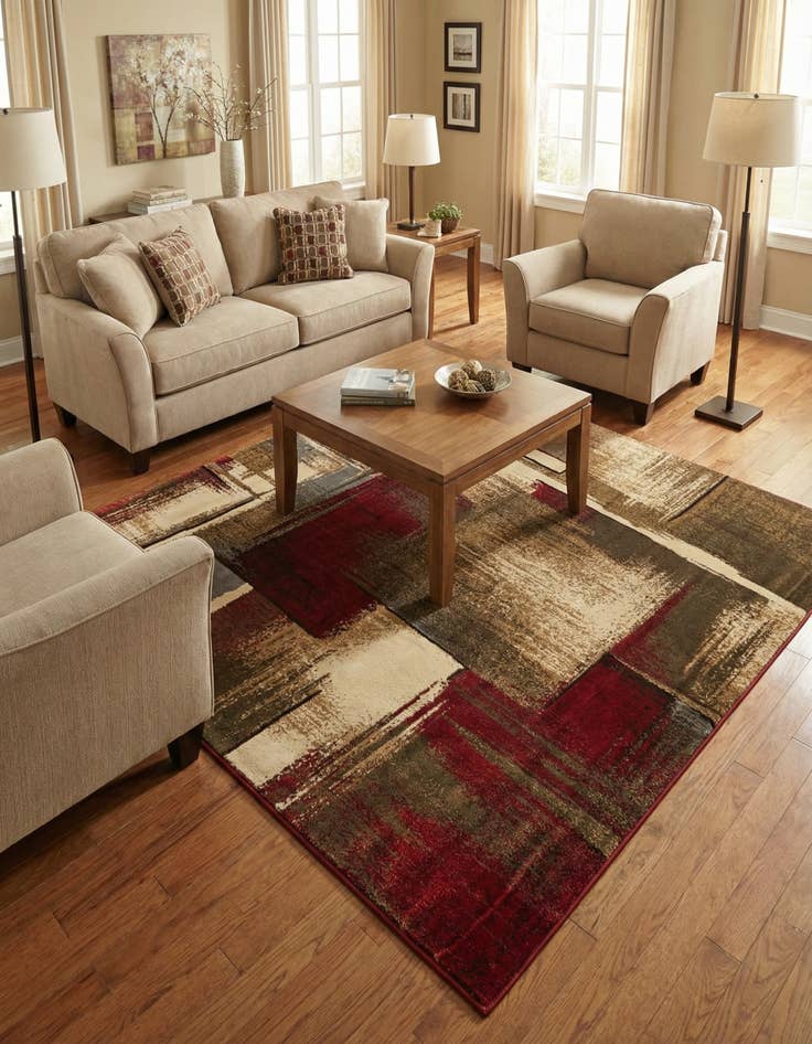 Detail image of 7' x 7' Cafe Square Rug