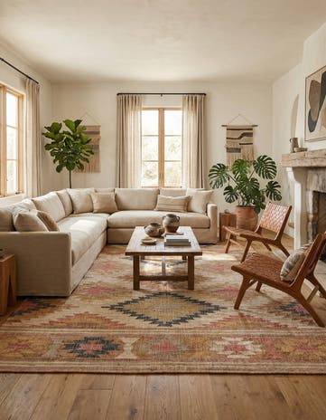9' x 12' Hand Woven Kilim Jute Rug