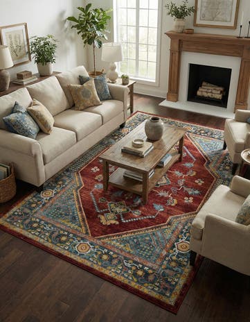 6' x 9' Kamala Washable Rug