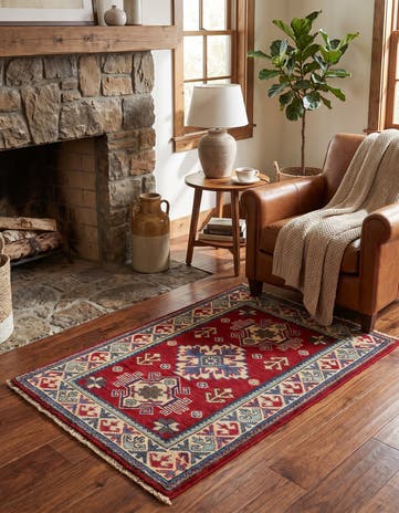 2' 1 x 3' Hand Knotted Kazak Rug