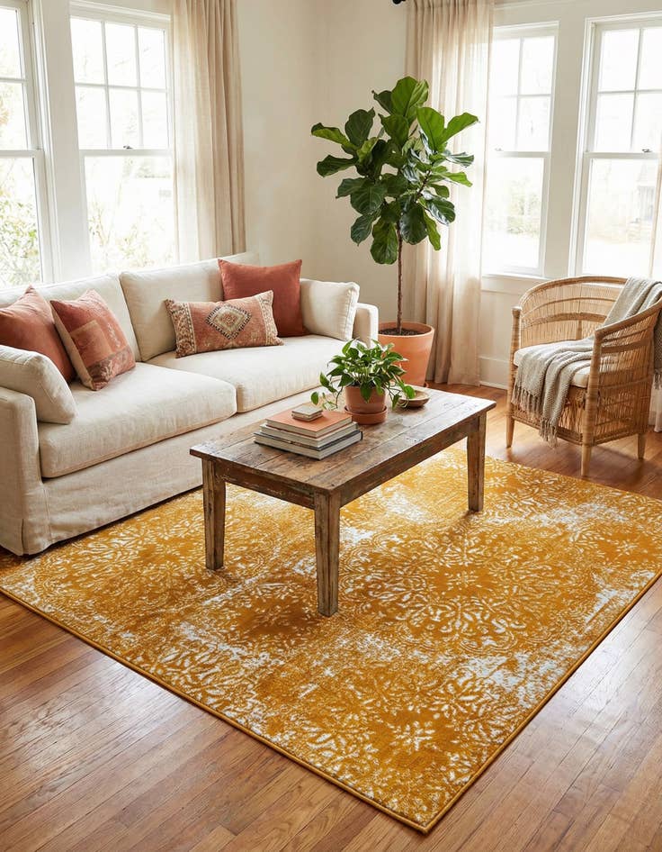 Detail image of 6' x 6' Monte Carlo Square Rug