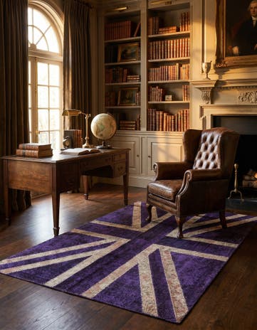 4' 8 x 6' 6 Hand Knotted Ultra Vintage Persian Wool Rug